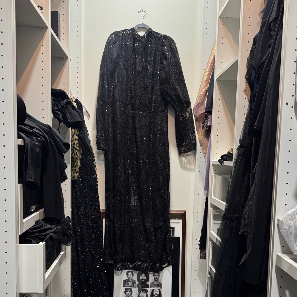 Eloquii Black Long Sleeve Dress